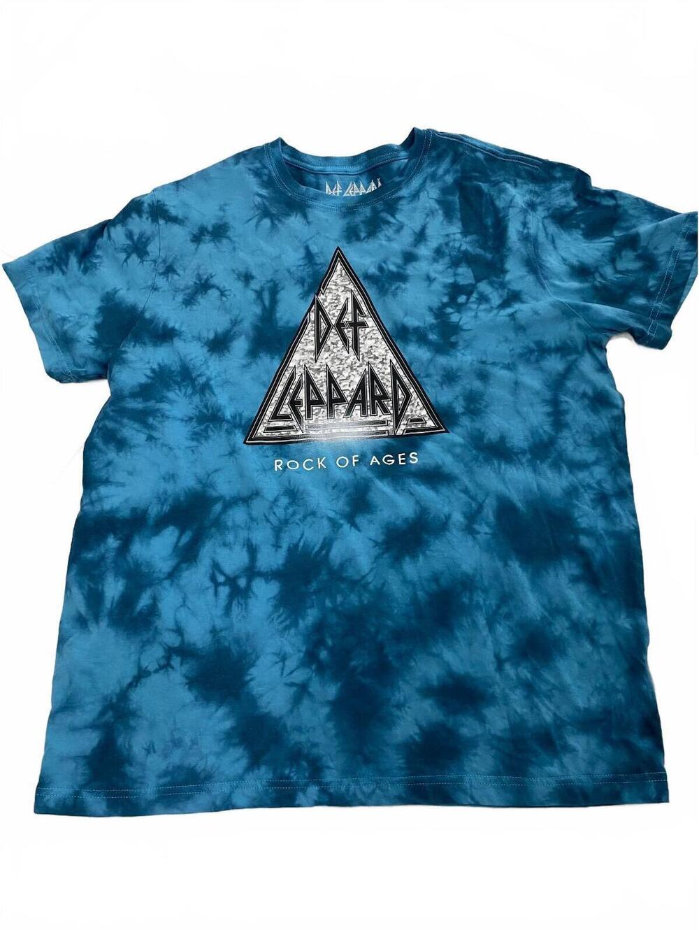 Def Leppard Rock of Ages Tie-Dye T-Shirt XXL